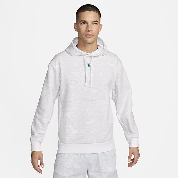Mens White Hoodies Pullovers. Nike